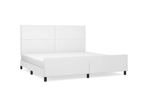 Supersleep T Te De Lit Inclus Cadre De Lit Blanc X Cm