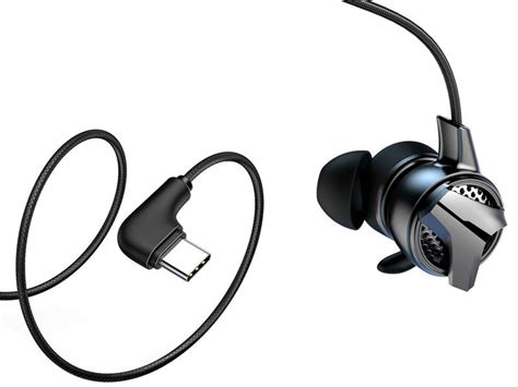 Baseus słuchawki przewodowe Gamo C15 USB-C Type C black - 4kom.pl