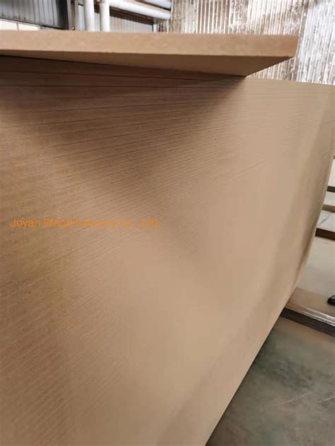 1220 2440mm Plain Raw Medium Density Fiberboard MDF Sheet China 1220