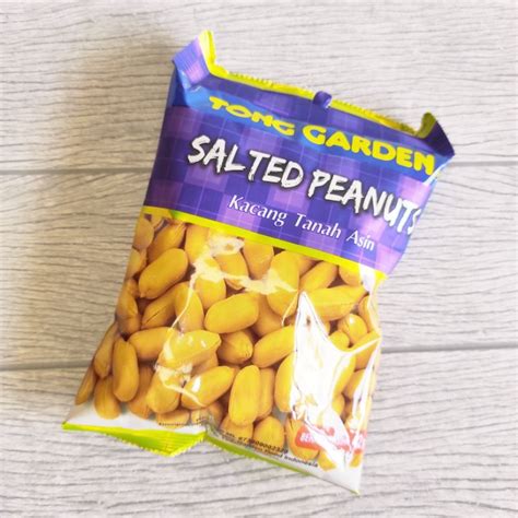 Jual Tong Garden Salted Peanuts Kacang Tanah Asin 42g Vegetarian Vegan