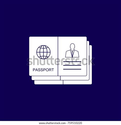 Vector International Passport Cover Template Stock Vector Royalty Free