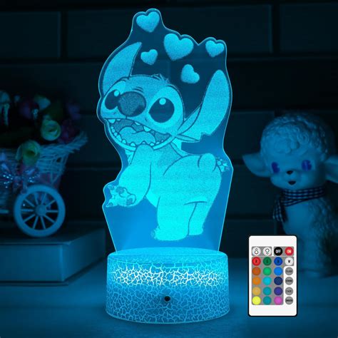 Veilleuse En Forme De Point 3D Lampe Illusion De Point 7 Couleurs