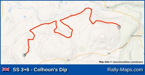 SS 3 6 Colhoun S Dip Stage Map Eakin Bros Brian James Trailers