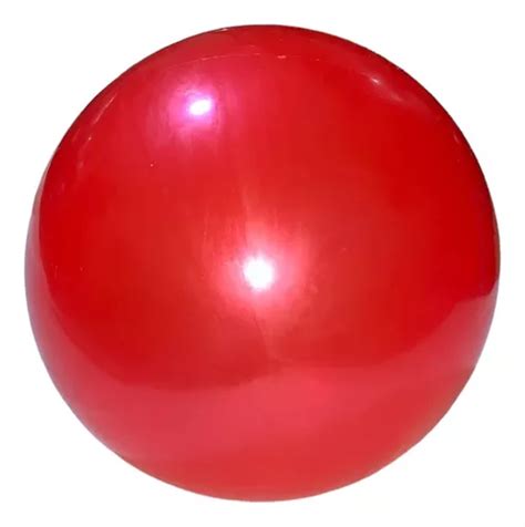 10 Pelota Roja Color Liso Plastico Mayoreo Niño Fiesta