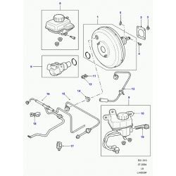 Maître cylindre et servo frein pour LAND ROVER Freelander 1 2 5 V6