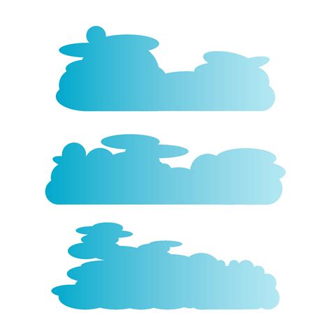 Set Of Clouds Illustration Vector Art At Vecteezy