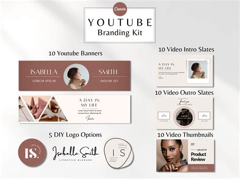 Youtube Branding Kit Branding Kit Media Kit Youtuber Etsy