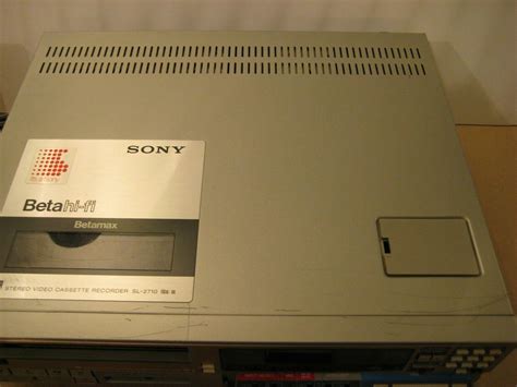 Sony Betamax Beta Hi Fi Stereo Video Cassette Recorder Sl