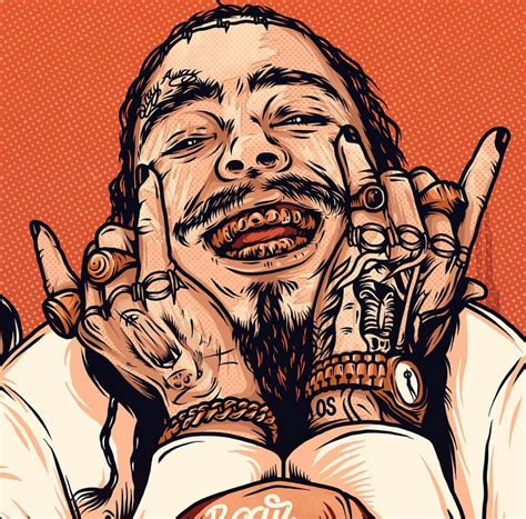 Post Malone Cartoon Art Sexiz Pix