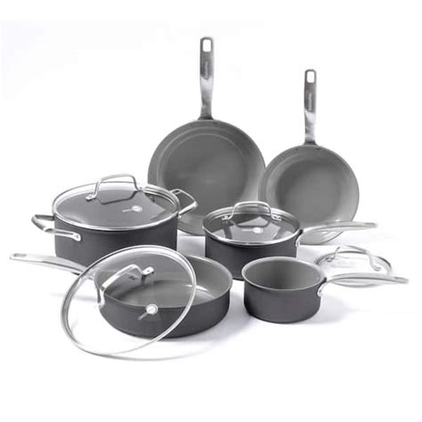 Greenpan Chatham 10 Piece Hard Anodized Aluminum Ceramic Nonstick