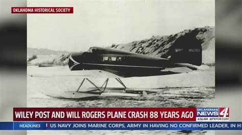 Wiley Post And Will Rogers Plane Crash 88 Years Ago YouTube