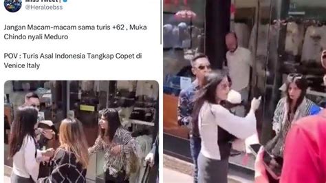 Viral Aksi Heroik Turis Wanita Asal Indonesia Tangkap Copet Di Italia