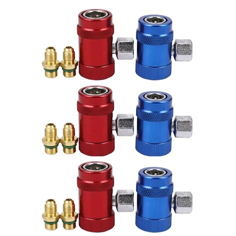 X Car Auto Ac High Low Side R Yf Quick Couplers Adapters