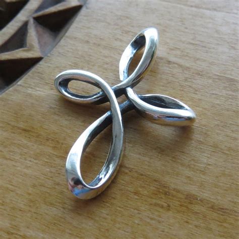 Infinity Cross Necklace - Etsy