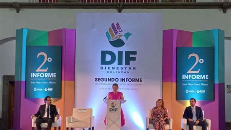 Presentan Segundo Informe De Actividades Del Dif Bienestar Culiac N