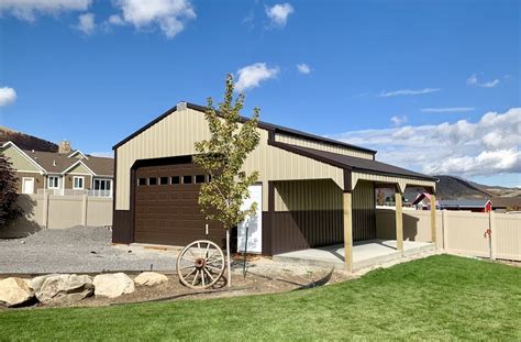 Sandstone And Brown Garage Medium Roper Buildings