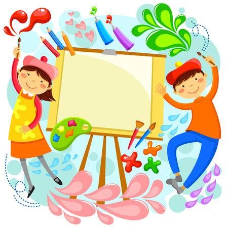 kids painting clip art 10 free Cliparts | Download images on Clipground ...