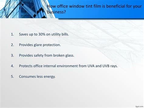 PPT - Benefits of office window tinting PowerPoint Presentation, free