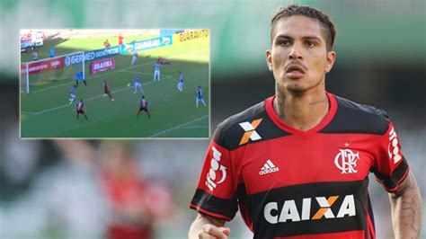 Paolo Guerrero Y La Clar Sima Ocasi N Que Fall En El Flamengo