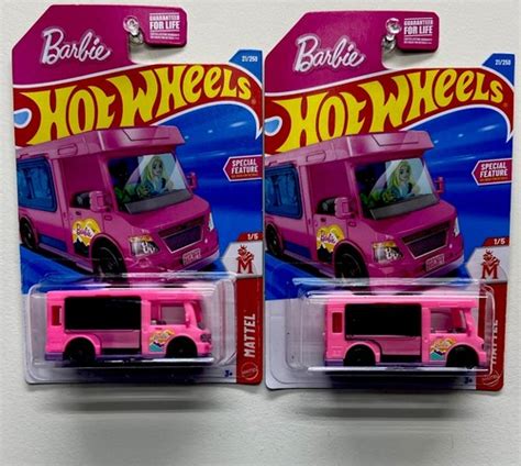 2026 Hot Wheels BARBIE DREAM CAMPER Mattel Pink LOT OF 2 EBay