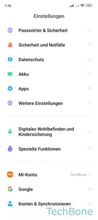 Xiaomi Mein Gerät finden einschalten oder ausschalten TechBone