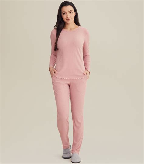 Pijama Feminino Manga Longa Danka Rosa Rosa