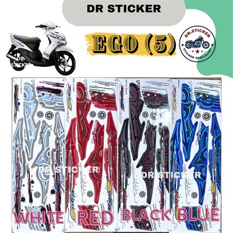 Egos Stripe Stiker Sticker Yamaha Egos Ego Ego S Mio Thai Look