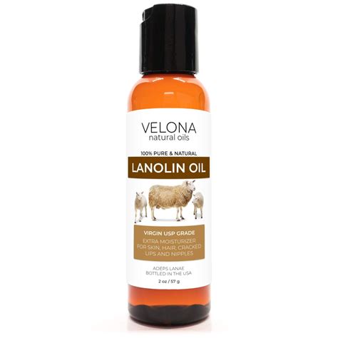 Lanolin Oil Usp Grade By Velona 2 Oz 100 Pure And Natural Carrier