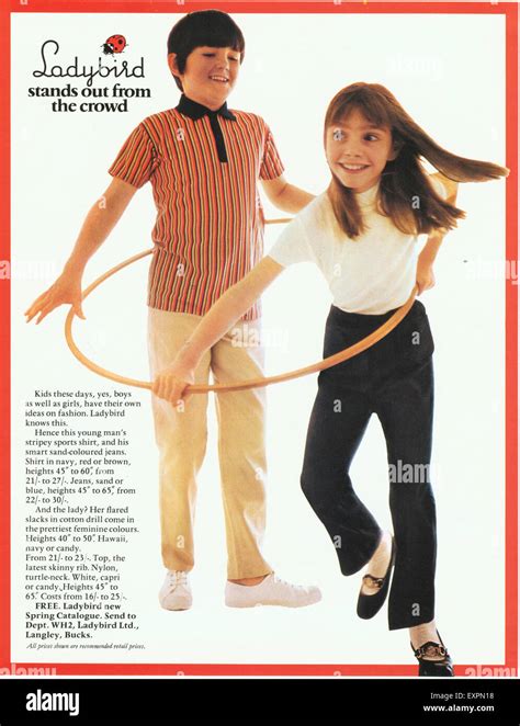 1960s Uk Ladybird Hula Hoops Magazine Advert Stock Photo Alamy