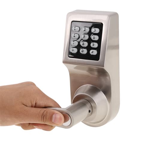 4-in-1 Digital Electronic Code Keyless Keypad Door Lock Home Security ...