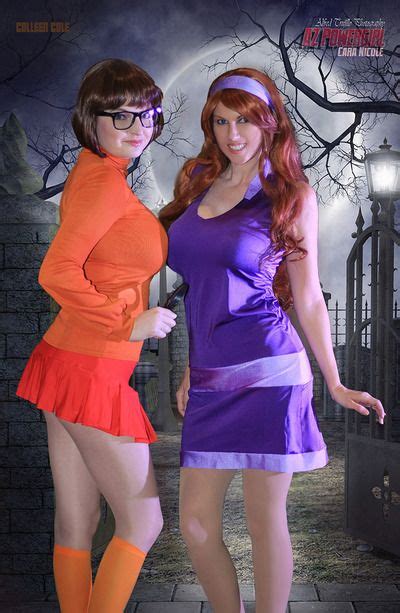 Velma And Daphne Scooby Doo Cosplay Woman Sexy Halloween Costumes Sexy Sleepwear