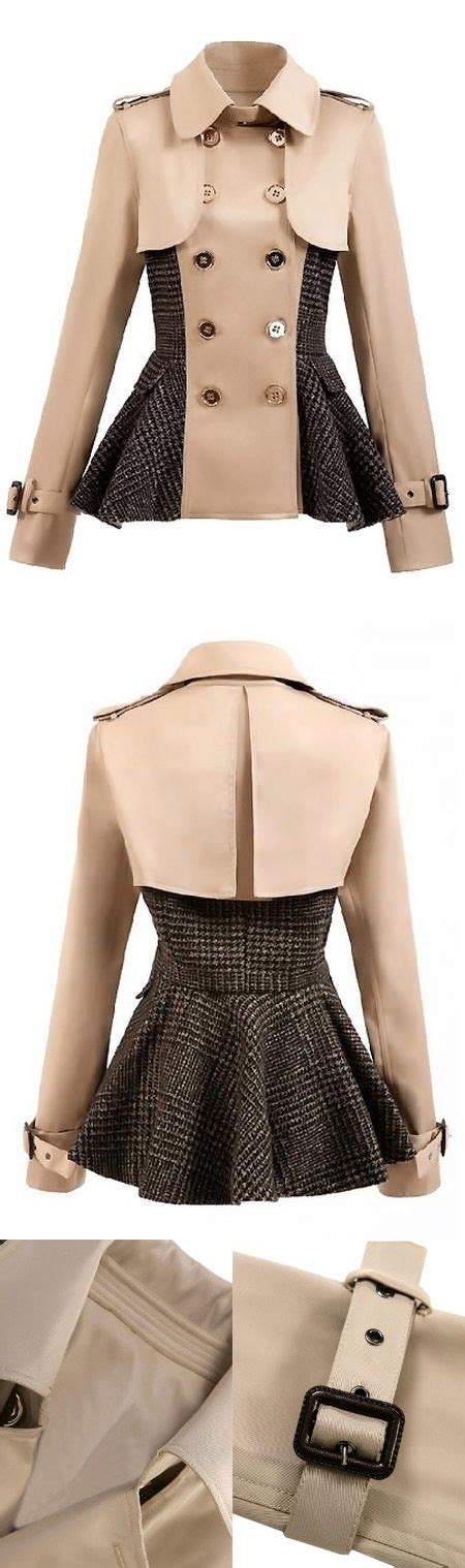 Love This Coat The Design Of Peplum Is Special And Can Accentuates