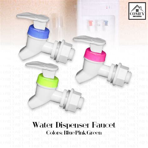 Blue Pink Green White Plastic Mineral Water Container Dispenser Pvc Faucet Hardware Accessories