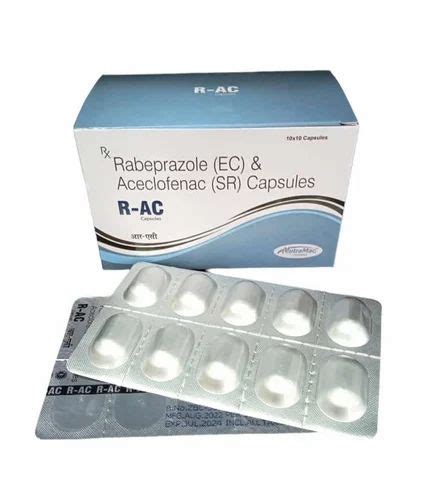 RABEPRAZOLE EC ACECLOFENAC SR CAPSULES At Rs 1110 Box Panchkula