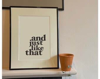 Sex And City Poster Etsy