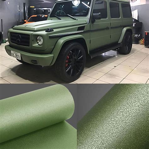 Adesivo Para Envelopamento Automotivo Alltak Krusher Verde Militar 1