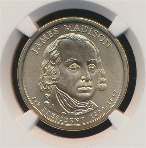 2007 P James Madison $1 MS Presidential Dollars | NGC