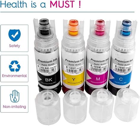 Nexnova Ecotank Ink Combo Set Pack Ml Bottle For Epson Black