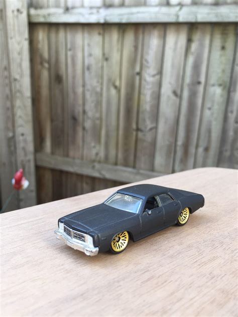 Matchbox 1978 Dodge Monaco Ex Police Car Custom Rhotwheels