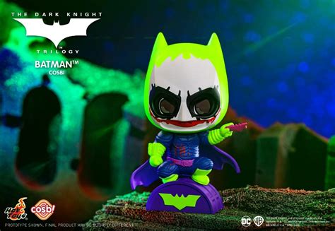 Hot Toys 蝙蝠俠黑夜之神三步曲 小丑化 The Dark Knight Trilogy Jokerized Cosbi Bobble Head Collection 一套8款