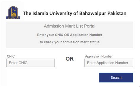 Iub Merit List Spring And Fall St Nd Rd Islamia University