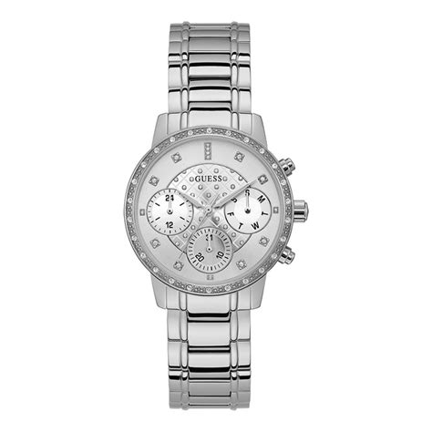 Guess Reloj Multiesfera Para Mujer De Cuarzo Con Correa En Acero