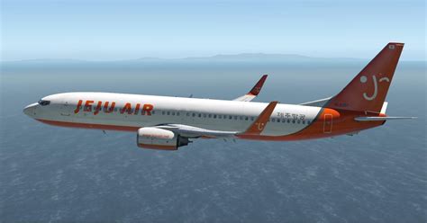 B737 800 JejuAir HL8087 Livery Aircraft Skins Liveries X Plane