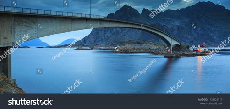 Henningsvaer Bridge Lofoten Norway Stock Photo 1732928717 | Shutterstock