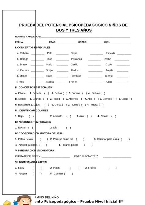 Pruebas Psicol Gicas Para Ni Os Comprende Y Apoya Su Desarrollo