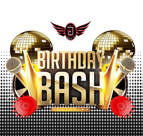 Birthday Bash Logo Psds By Dj Glazzy Dj Glazz Psd Official Psds