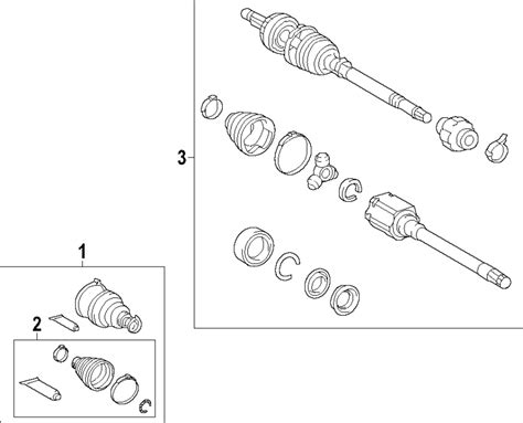 Toyota Highlander Cv Axle Assembly Front E Toyota Parts