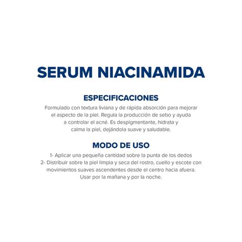 Serum Facial Niacinamida X Ml Selmadigital