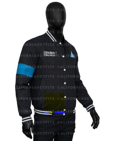 Detroit Become Human Connor RK 800 Varsity Jacket