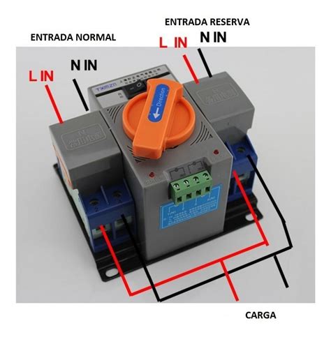 Chave Transferência Automática 220v 63a Monofásica Gerador R 350 00